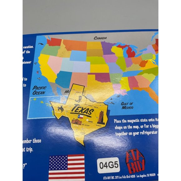 Atta Boy Toys Usa Puzzle Map Pieces Stick Poshmark